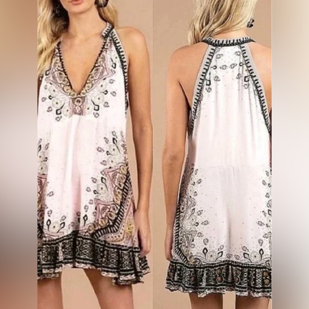 Free People Steal the Sun Reversible Dress, Size Medium